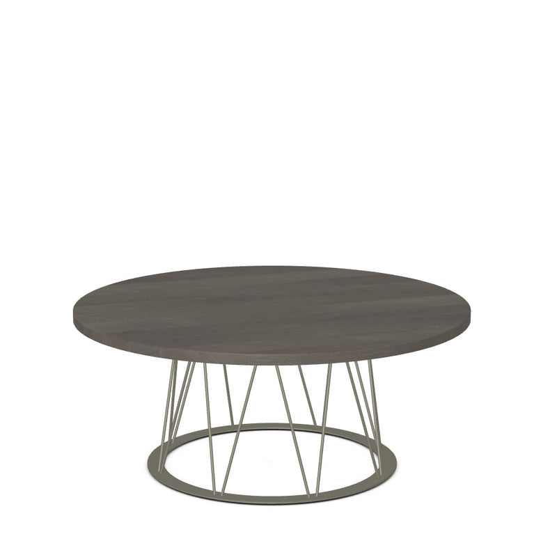 Calypso Coffee Table w/ Solid Wood Tabletop