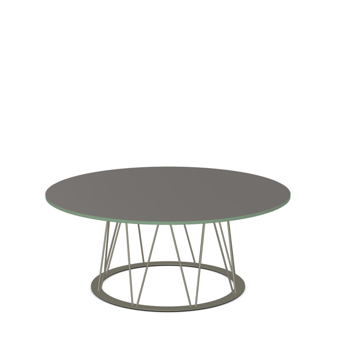 Calypso Coffee Table w/ Glass Tabletop