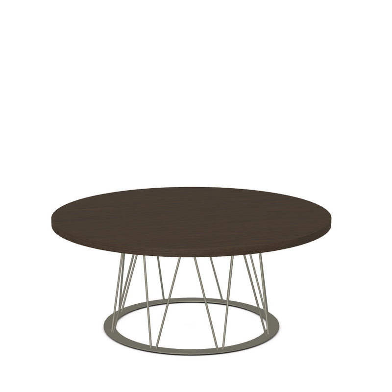 Calypso Coffee Table w/ Wood Veneer Tabletop