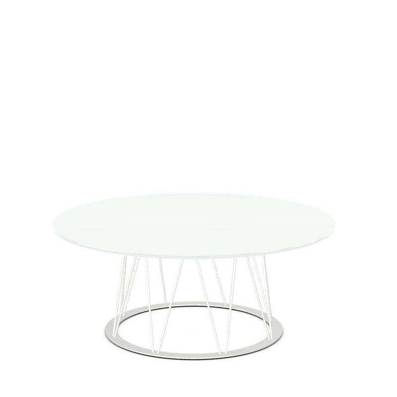 Calypso Coffee Table w/ Glass Tabletop