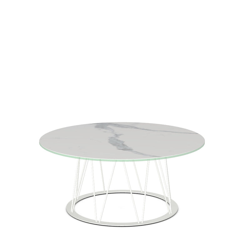 Calypso Coffee Table w/ Italian Porcelain Tabletop