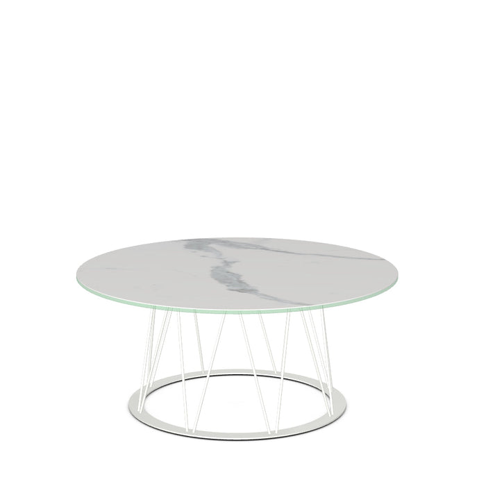 Calypso Coffee Table w/ Italian Porcelain Tabletop