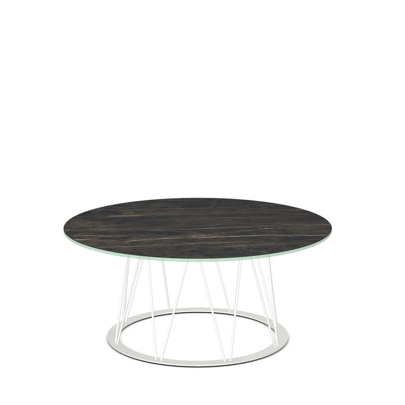Calypso Coffee Table w/ Italian Porcelain Tabletop
