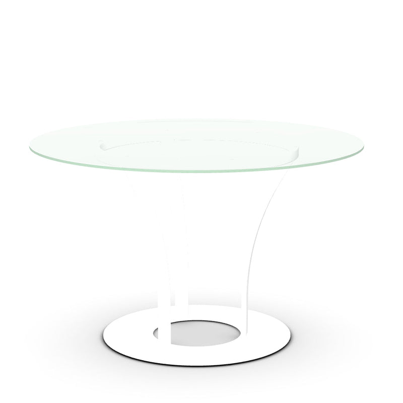 Dalia XL Table w/ Glass Tabletop