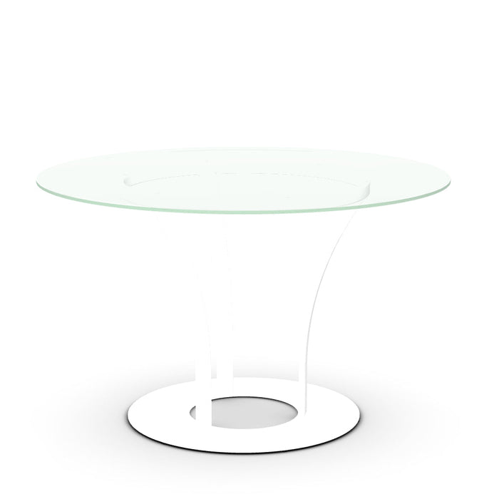 Dalia XL Table w/ Glass Tabletop