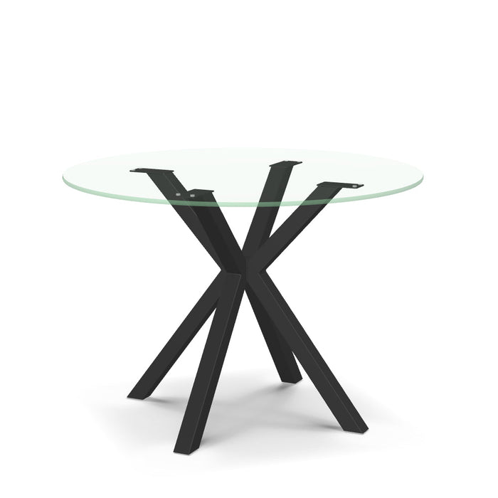 Asterisk Table w/ Glass Tabletop