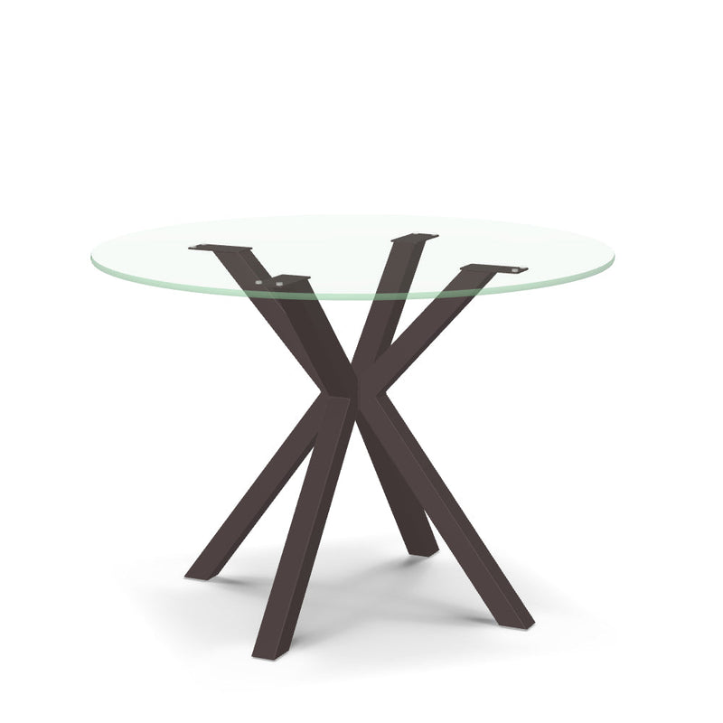 Asterisk Table w/ Glass Tabletop