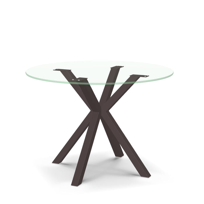 Asterisk Table w/ Glass Tabletop