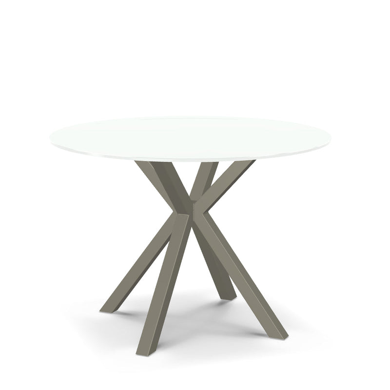 Asterisk Table w/ Glass Tabletop