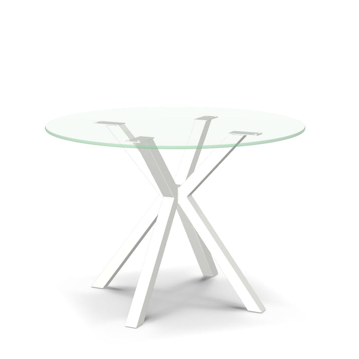 Asterisk Table w/ Glass Tabletop