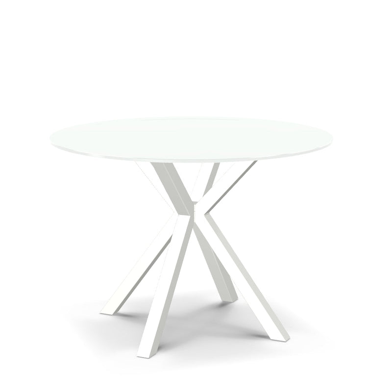 Asterisk Table w/ Glass Tabletop