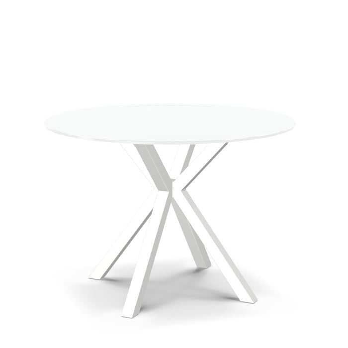 Asterisk Table w/ Glass Tabletop