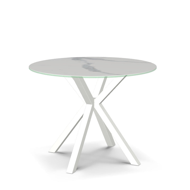Asterisk Table w/ Italian Porcelain Tabletop