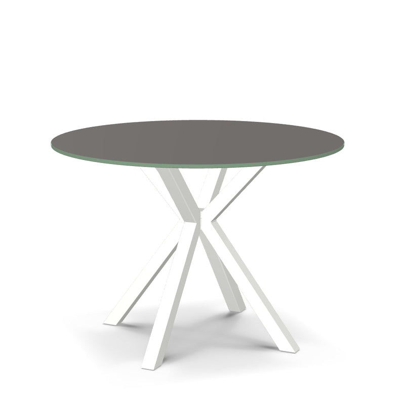 Asterisk Table w/ Glass Tabletop