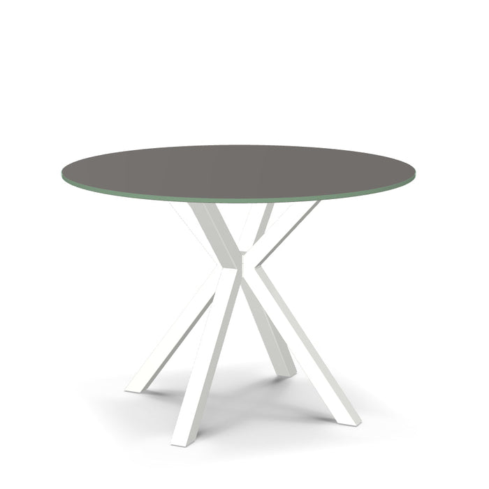 Asterisk Table w/ Glass Tabletop
