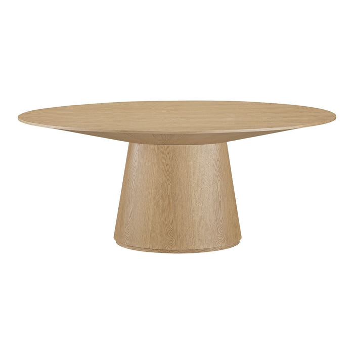 Otago - Oval Dining Table - Natural / Oak