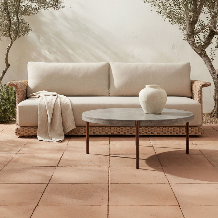 Mendez - Outdoor Coffee Table - Gray