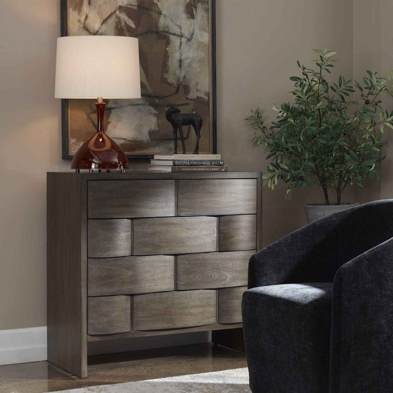 Lydon - 4 Drawer Chest - Brown