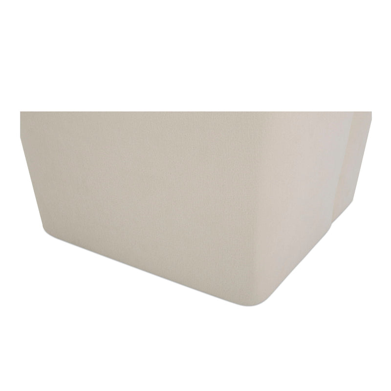 Cormac - Rolling Dining Chair - Cream / White