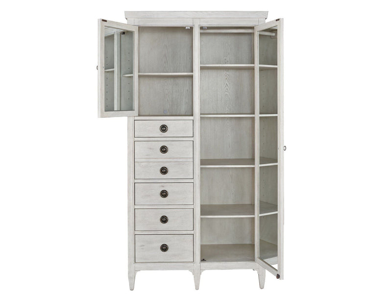 Past Forward Asher Cabinet Pearl Silver