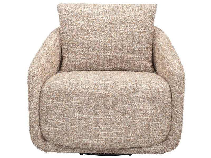 Elio - Lounge Chair - Beige / Gray