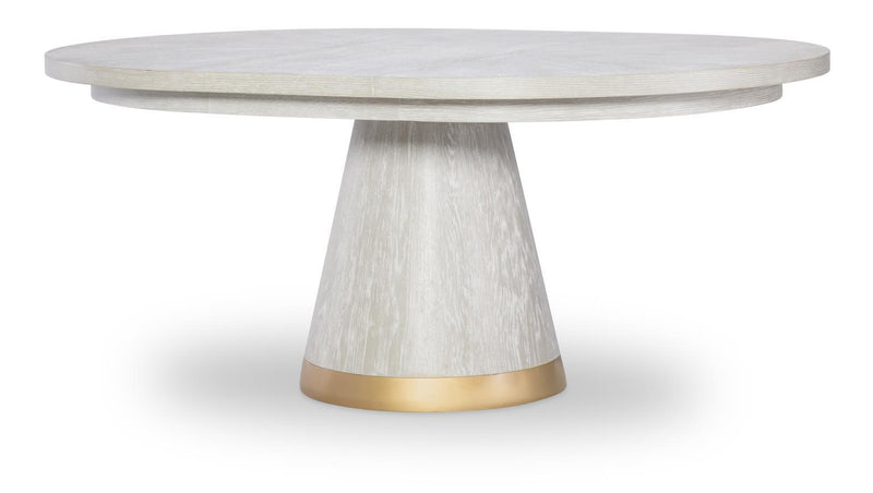 Miramar - Complete Round Dining Table - Oyster