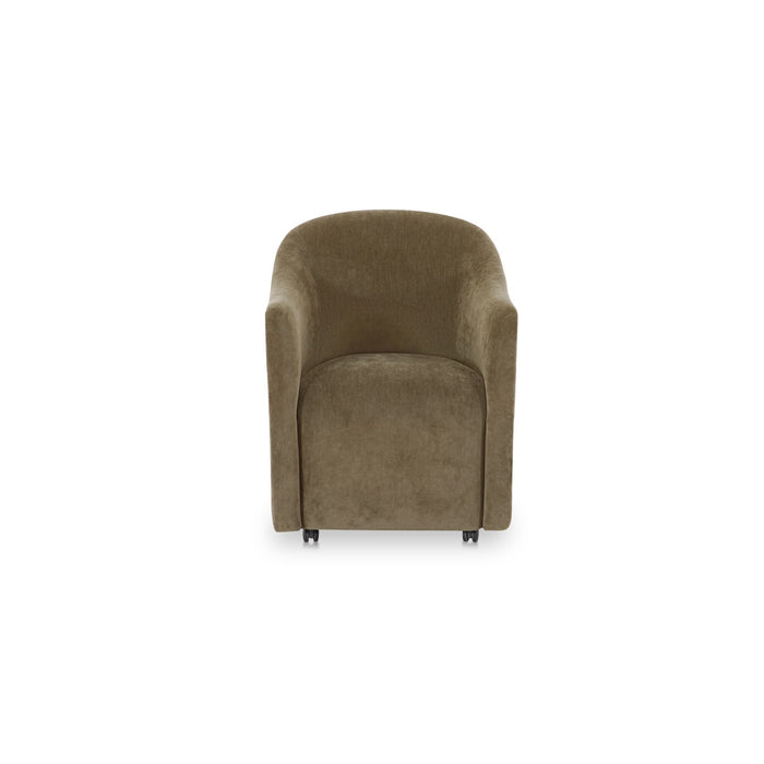 Drava - Rolling Dining Chair - Green