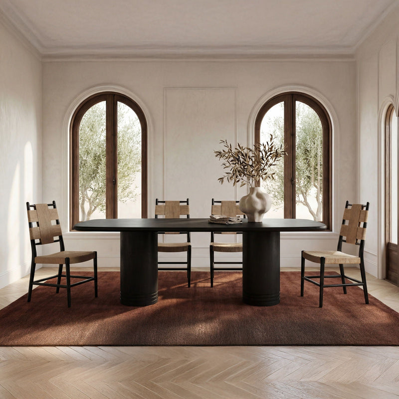 Daphne - Dining Table Large - Black