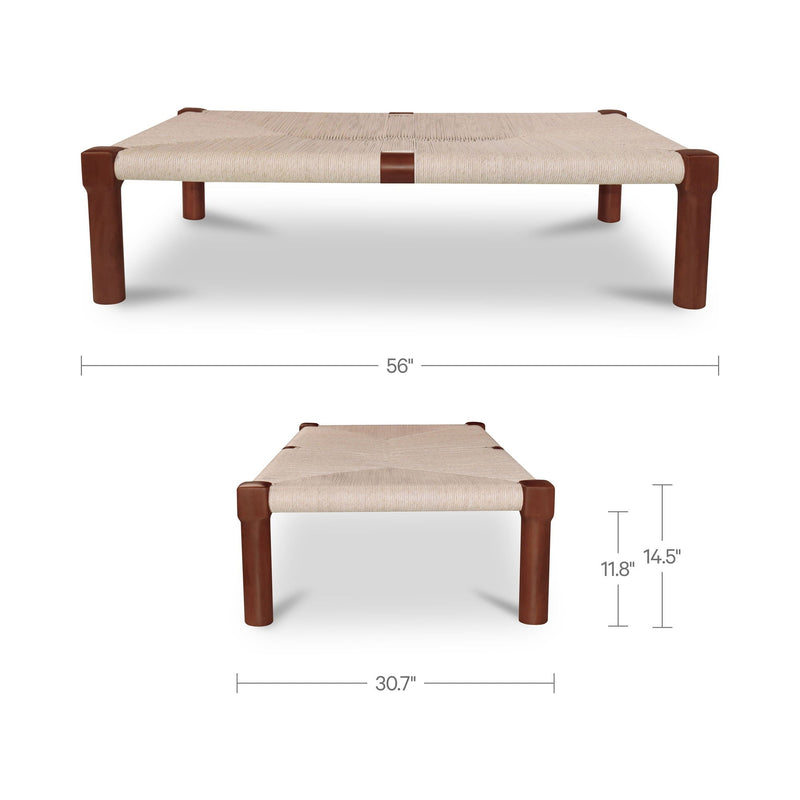 Kaia - Outdoor Coffee Table - Dark Brown