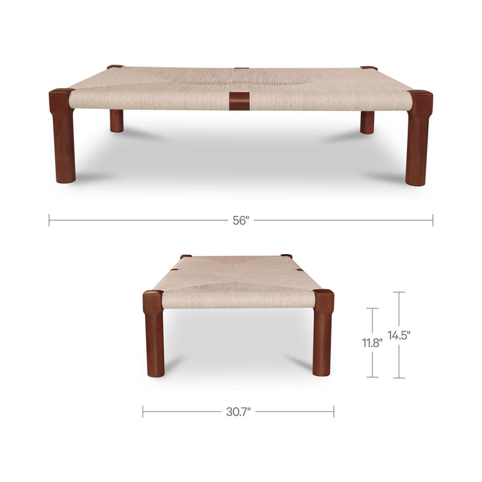 Kaia - Outdoor Coffee Table - Dark Brown