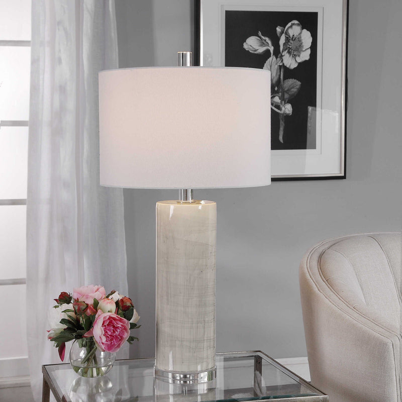 Zesiro - Modern Table Lamp - Silver