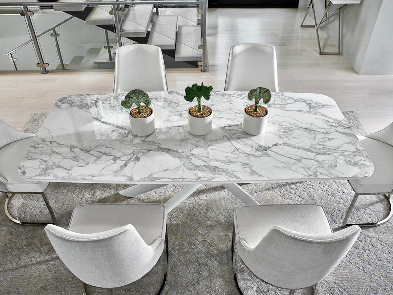 Modern Porter Dining Table White