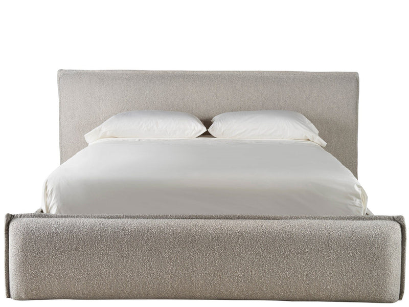 Modern - Lux King Upholstered Bed - Light Gray