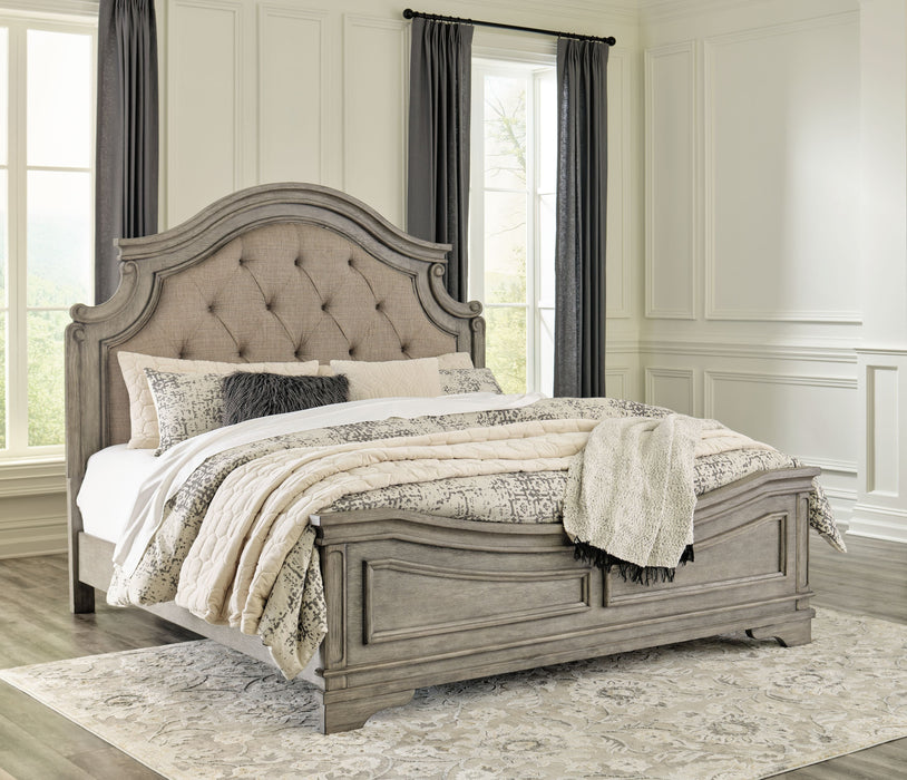 Lodenbay Antique Gray Panel Bed