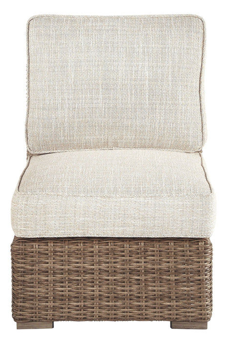 Beachcroft - Armless Chair w/Cushion - Beige