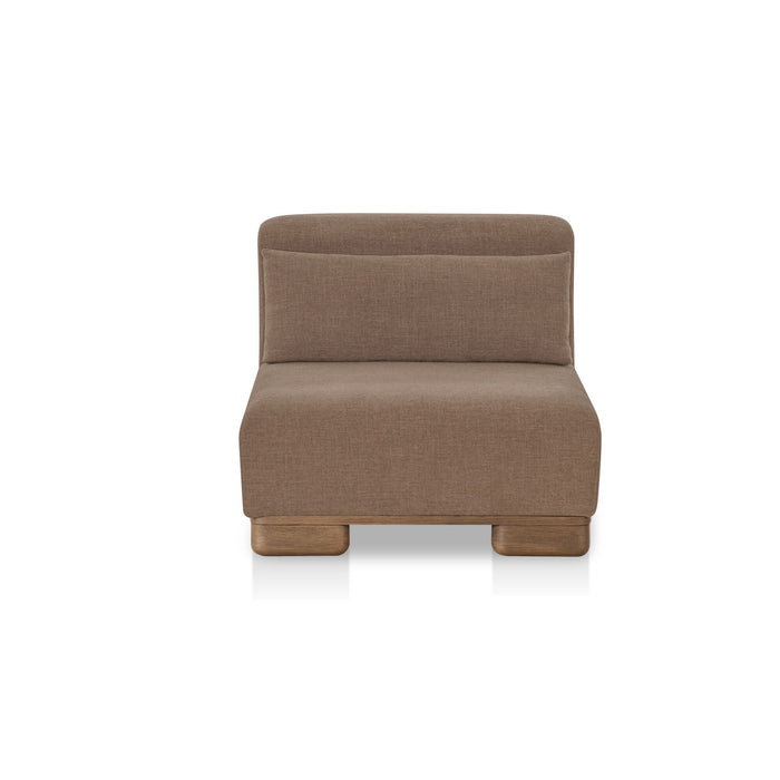 June - Slipper Chair - Dark Brown