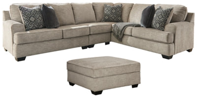 Bovarian 3-Piece Sectional with Ottoman