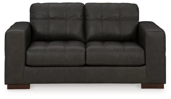 Luigi Leather Loveseat