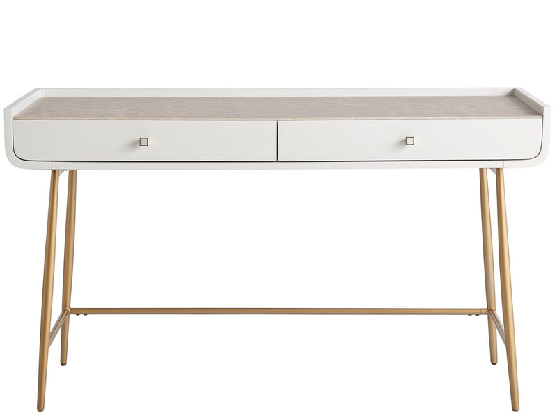 Love. Joy. Bliss.-Miranda Kerr Home - Allure Vanity Desk - White