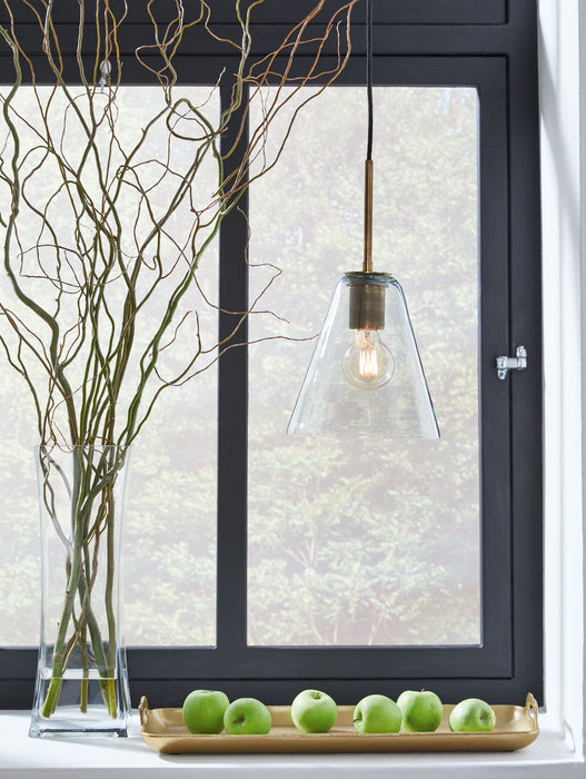 Collbrook Glass Pendant Light - Black