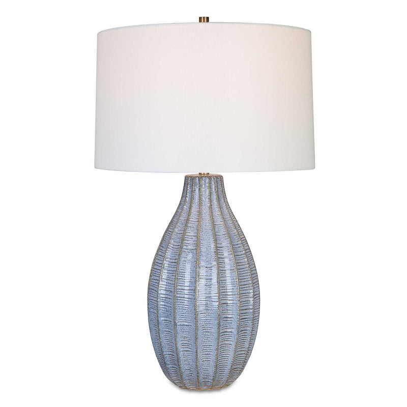 Veston - Blue Glaze Table Lamp