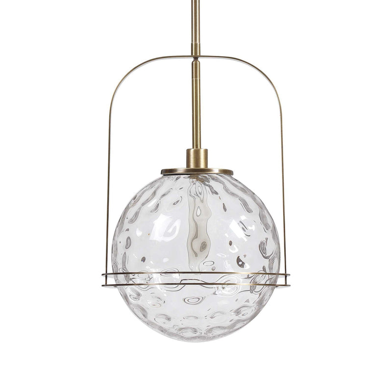 Mimas - 1 Light Globe Pendant - Gold
