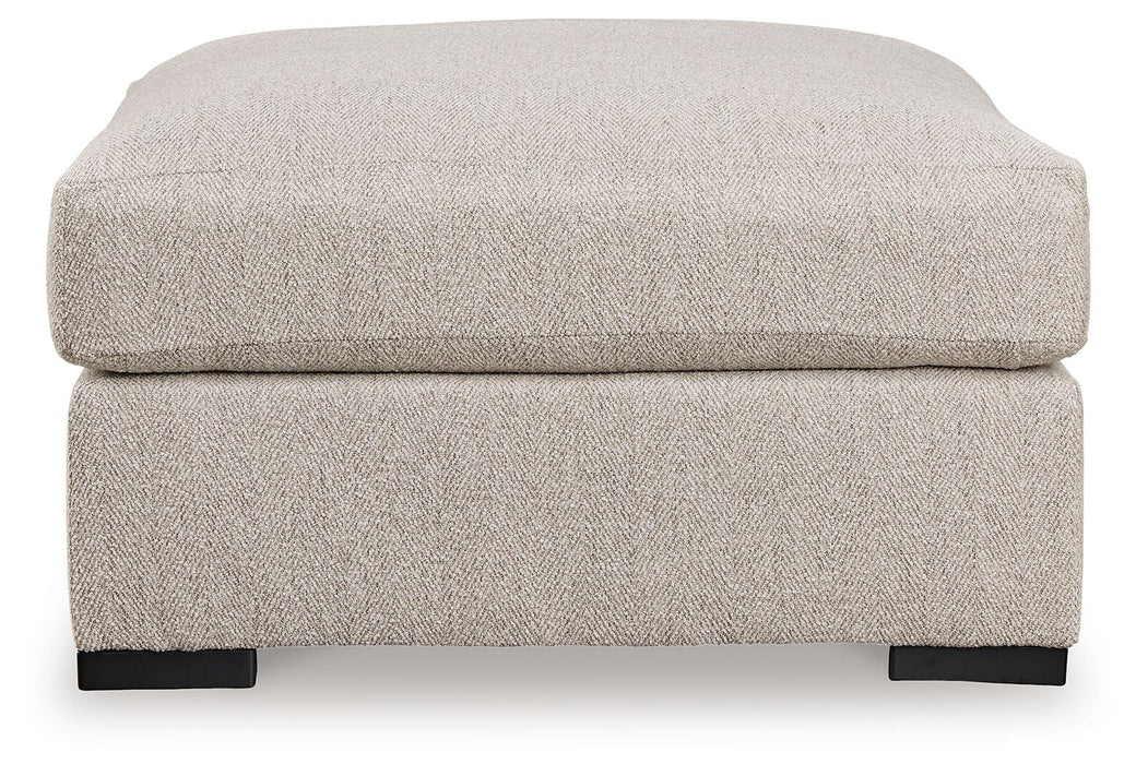 Ballyton - Oversized Accent Ottoman - Sand