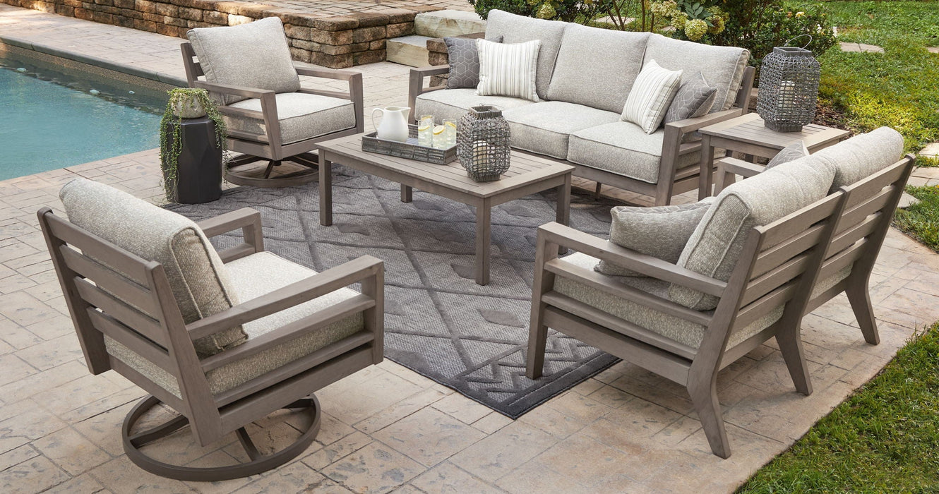 Hillside Barn - 6 Pc. - Lounge Set - Gray / Brown