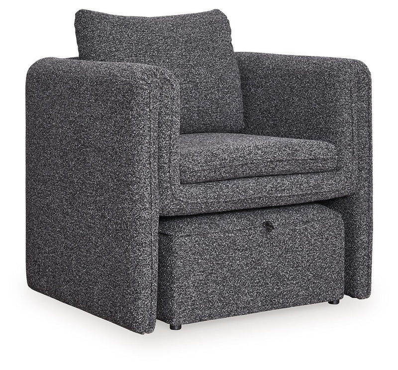 Vreni - Accent Chair - Charcoal / Black