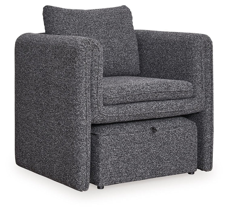 Vreni - Accent Chair - Charcoal / Black