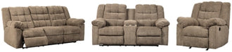 Workhorse Reclining Sofa, Loveseat and Recliner