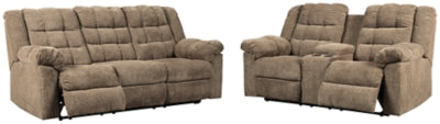 Workhorse Reclining Sofa and Loveseat