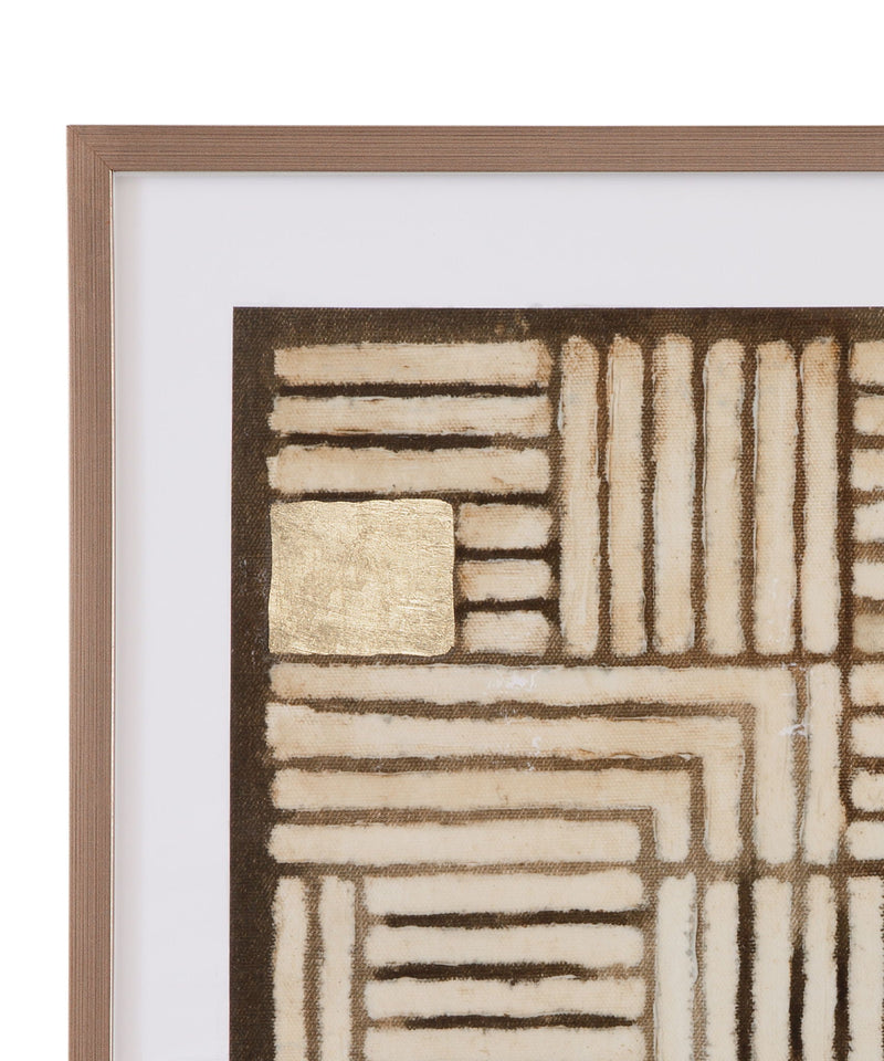 Purlin I Framed Print - Brown