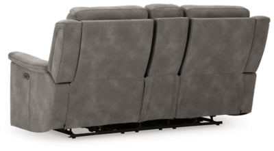 Next-Gen DuraPella Power Reclining Loveseat with Console